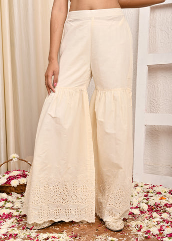 Floral Printed Printed & Sequin Embroidered Straight Fit Kurta - Blue