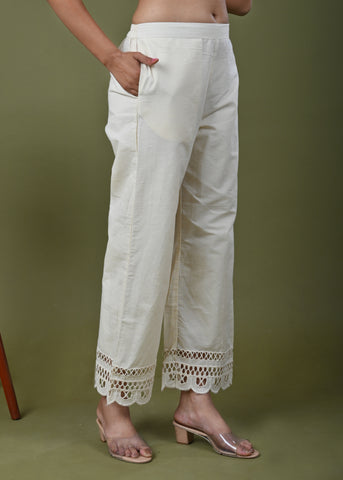 Abstract Tonal Light Printed Straight Fit Linen Kurta - Blue